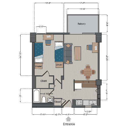 Marchetti Double Floor Plan Marchetti Double Floor Plan