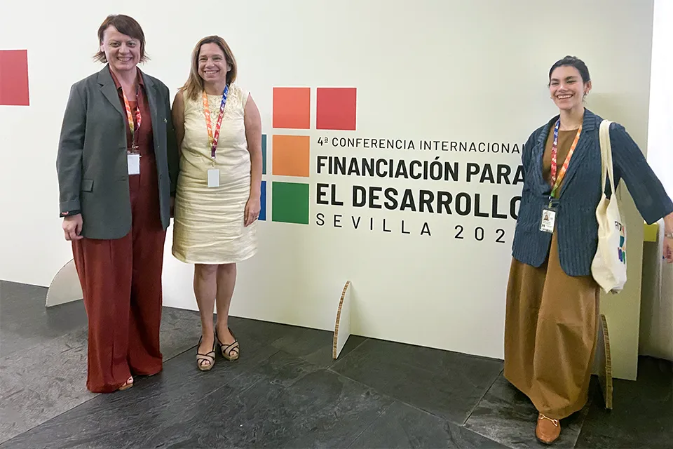 Faculty, Alumna Represent SLU-Madrid at International Conference on Financing for Development